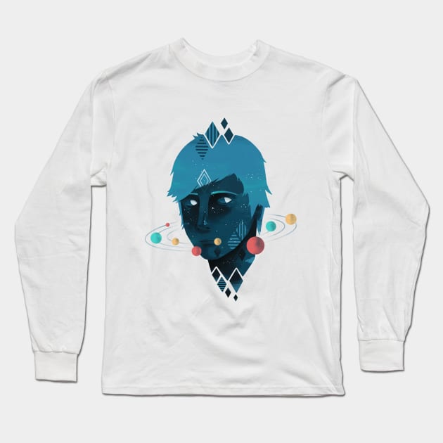 Mind/Space Long Sleeve T-Shirt by RenoNogaj